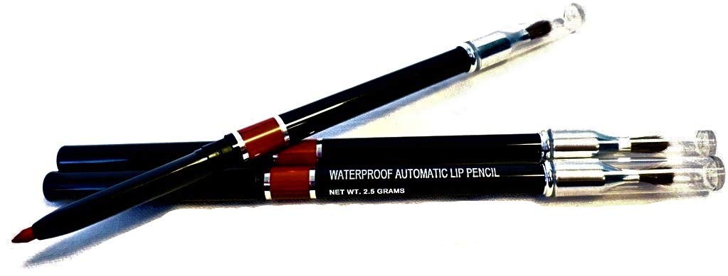 My Secret Waterproof Automatic Lip Pencil - 3 Lipliner Pencils (Tangerine)