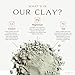YARELI Bentonite Clay Powder Facial Mask & Cleansing Bath, Pure Indian Healing Clay, 2lb (32oz)
