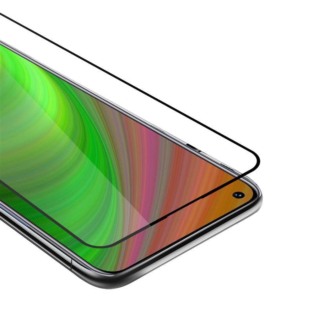 Cadorabo Vetro Temperato Per Huawei Y7 2019 – Pellicola Protettiva Trasparente Con Cornice Nera, Durezza 9H, Copertura Completa, 3D Touch