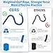 NewShot Weighted Premium Golf Rope Swing Trainer, Professional Golf Swing Rope, Warm-Up Training Tempo Aids with Ball and Grip to Improve Speed, Rhythm, Flex & Strength for All-Level Golfers (Blue)