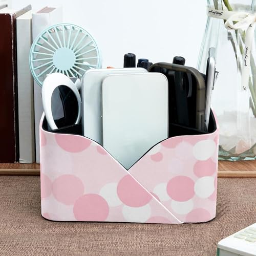 Porte-stylos rectangulaire rose géométrique pour papeterie de bureau - 7