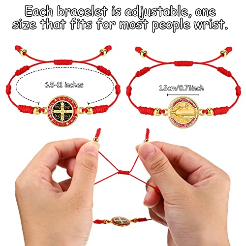 Fumete 12 Pieces 7 Knot Catholic String Bracelets Recuerdos De Confirmacion Catolica Adjustable Rosary Bracelet for Women Men2
