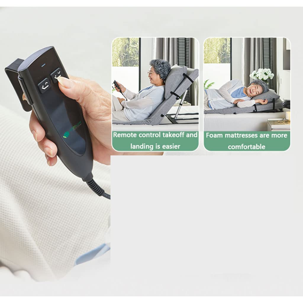 SYALEO Schienale del letto sollevabile elettrico con telecomando Schienale del letto sollevabile elettricamente regolabile Sollevatore medico portatile Angolo di sollevamento 2-65° per anziani
