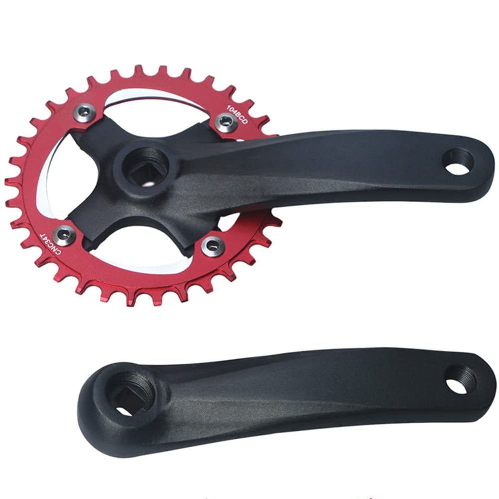 Bielas MTB Bicicleta de Bicicleta MTB 104BCD Manivela 152/17 0mm Arranque los Brazos for la 3 0t 32t 34t 36t 38t Piezas
