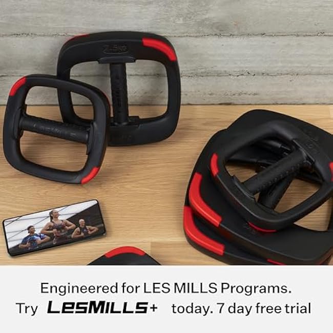 Les Mills? Dual Purpose Ergonomic Exercise Weight Plates for Total Body Workouts