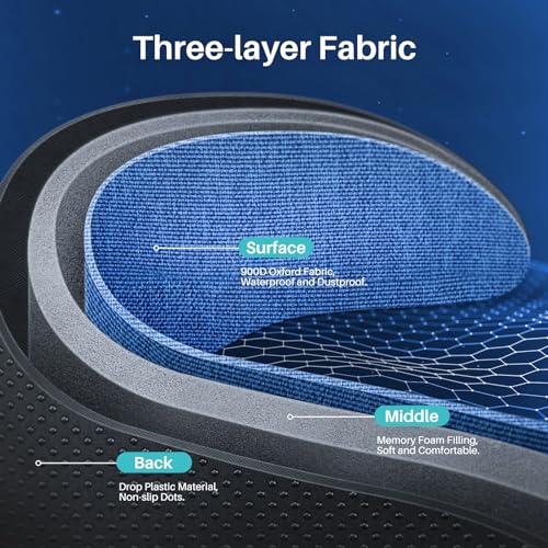 HayaYoffi Gait Belts Transfer Belt for Seniors with Padding Handles, Gate Belt for Elderly Lift Belts with Quick Release Buckle Anti-Slip Function Transfer Belt for Handicap, Physical Therapy (Blue) - Thumbnail 5