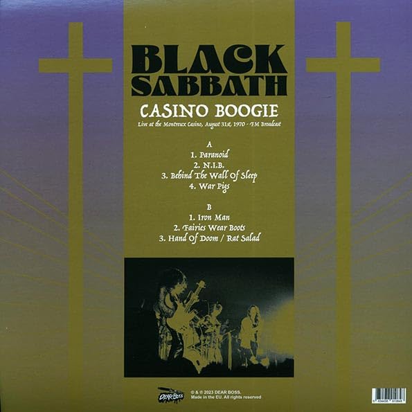 Miniatura 2 de BLACK SABBATH  CASINO BOOGIE LIVE AT THE MONTREUX CASINO - NEW SEALED COLORED