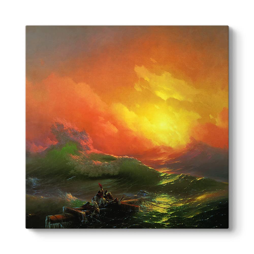 İvan Ayvazovski - Dokuzuncu Dalga Tablosu 50 x 50