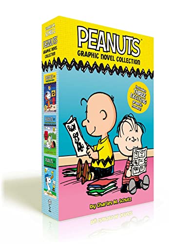 Peanuts Graphic Novel Collection (Boxed Set): Snoopy Soars To Space; Adventures With Linus And Friends!; Batter Up, Charlie Brown!