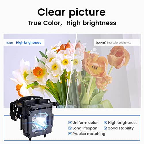 LMP-H210 Replacement Projector Lamp for Sony VPL-HW45ES VPL-HW48ES VPL-HW60 VPL-HW65 VPL-HW65ES VPL-VW65ES VPL-HW65E VPL-HW45E VPL-HW45EW VPL-HW45AES VPL-HW65AES VPL-HW65EW with Housing