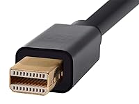 Vista 5 de Monoprice Cable Mini DisplayPort 1.2 a DisplayPort - 10 pies, compatible con 4K, compatible con video 3D - Serie Select