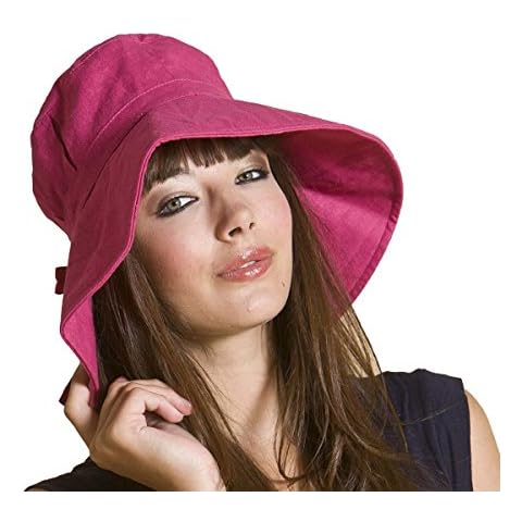 Ladies Wide Brim Sun Hat with UPF 50+ Cover