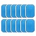 WeddHuis 12 Piezas EMS Gel Conductor Parches Abdominales Electroestimulador Tens Muscular Compex Hidrogel Hojas de Repuesto Gel Pad para Six Pack Estimuladores Eléctricos Fitness ABS Gluteos Trainer