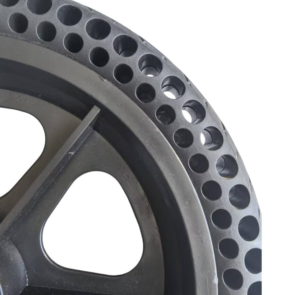 Zestaw kół do wózka inwalidzkiego 12''X2'', 12-calowe tylne koło z pełną oponą o strukturze plastra miodu, zamiennik tylnego koła do wózka ręcznego/elektrycznego