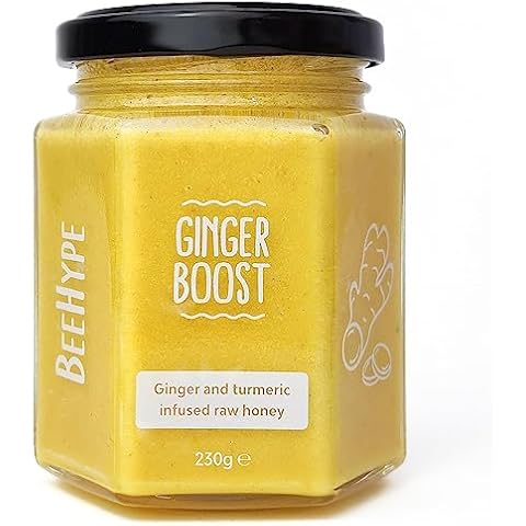 BeeHype Ginger Boost Raw Honey Blend Cover