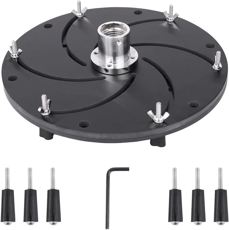 YUEWO Woodworking Lathe Chuck Self-Centering Centrifugal Longworth Chuck Wood Rotary Lathe Chuck Aluminum Alloy for Milling Machine Grinders Bowls Plates M33*3.5 Thread (14 Inch)