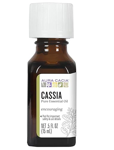 Aura Cacia Aceite Esencial Puro Corteza de Cassia - 0.5 fl oz