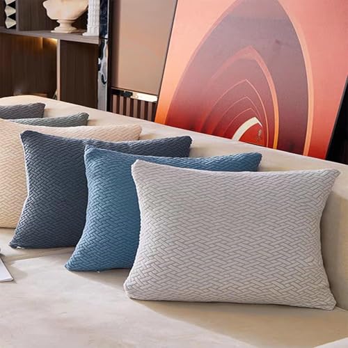 Housse de coussin de qualité supérieure en coton doux