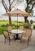 Hanover 9-ft. Table Umbrella for the Monaco Outdoor Dining Collection