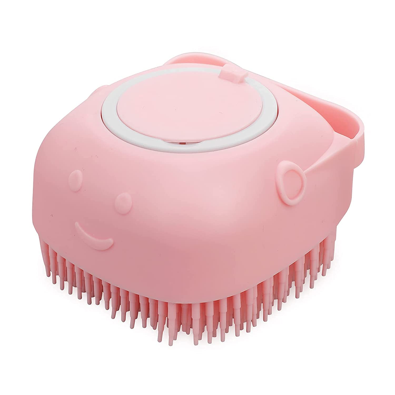 ITSYYBOO Dog Cat Bath Brush Comb Silicone Rubber Grooming Puppy Massage Brush Hair Fur Cleaning Brush Soft Shampoo Dispenser (PINK) (B0BCH772ZV) Amazon Price History, Amazon Price Tracker