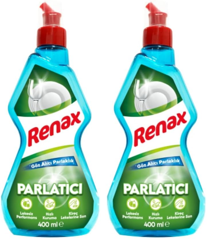 Renax Bulaşık Makinesi Parlatıcısı 400 ml (2 paketi)