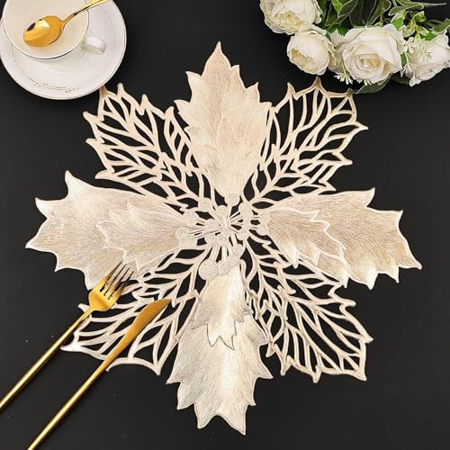 Image of Dakshya Industries PVC Waterproof Round Table Placemat & Table Runner Combo Set | 6 Round Table Mats (38 x 38 cm) + 1 Table Runner | Heat Resistant, Washable, Non Slip Dining Table Decor (Durexen)