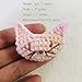Cat Brooches Crocheting Cat Head Brooch Handmade Wool Yarn Knitting Kitten Pins Animals Pin with Secure Metal Clasp for Cat Lover’s Gifts