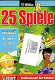 25 Spiele, Kinder-Spiele, CD-ROM: Erlebniswelt für Kinder! Krokodilspiel, Mario, u.v.m.. Für Windows 98, ME, 2000, XP