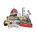 Wedare Magnet Souvenir Florence Italie 3D Aimant pour Réfrigérateur Touriste Souvenirs À La Main Résine Artisanat Maison Cuisine Décoration Firenze Réfrigérateur Aimant Collection Cadeau