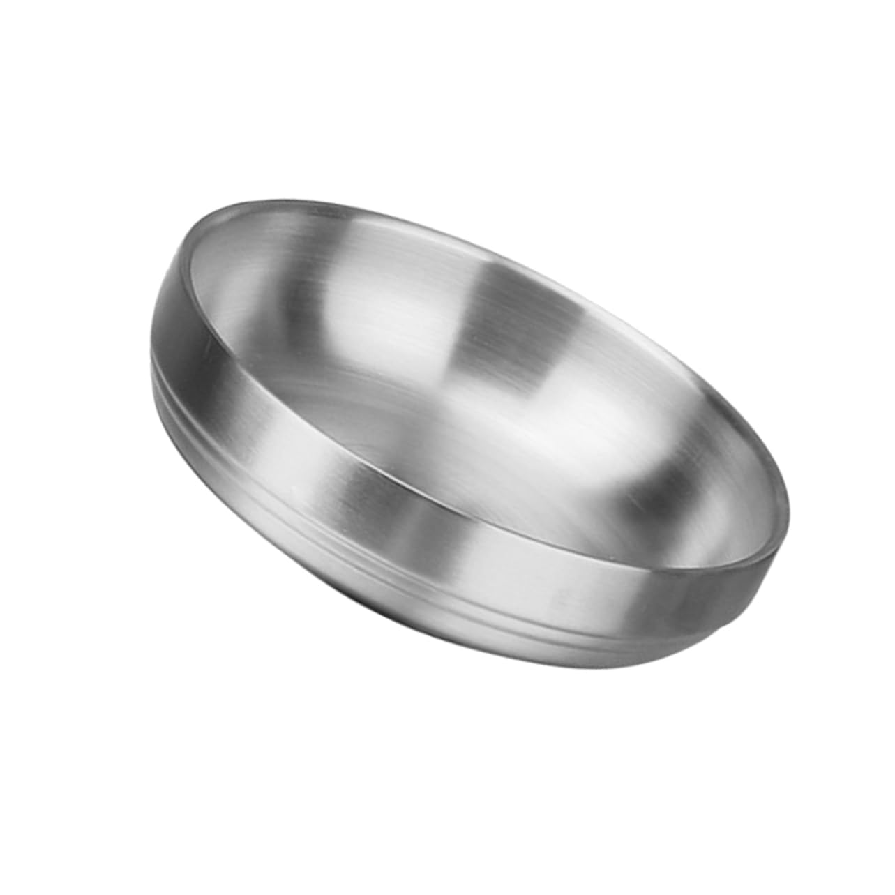 HOLIDYOYO 304 Stainless Steel Saucer Pickle Seasoning Condiment Sauce Cups Ketchup Dish Soy Dipping Bowls Small Dipping Bowls Serving Dish Pudding Cup Tasting Dishes Vinegar Bowls Silver