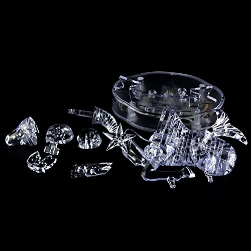 Coolplay 3D Crystal Puzzle With Light-Up Base For Adult, 3D Zodiac Puzzle Constellation Series Of Capricorn #TOP4