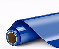 Vista 1 de HTVRONT Rollos de vinilo permanente azul – Vinilo adhesivo permanente de 12 pulgadas x 11 pies compatible con máquina de corte Cricut, Silhouette
