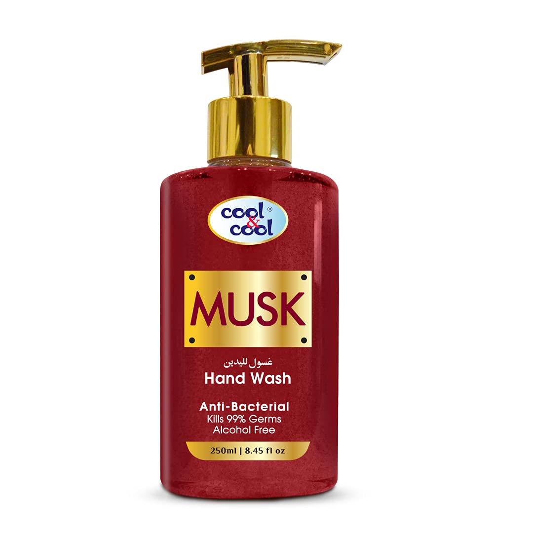 Arabic Series Musk Hand Wash -250Ml - Antibacterial, Alcohol-Free, Moisturizing with Vitamin E, 99% Germ-Killing Formula