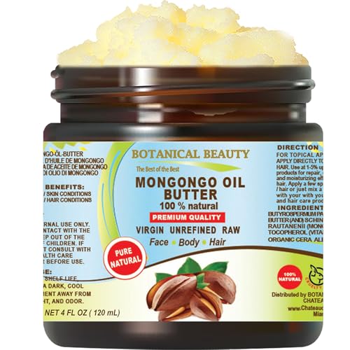 Botanical Beauty MONGONGO OIL BUTTER Manketti 100% Natural Pure Virgin