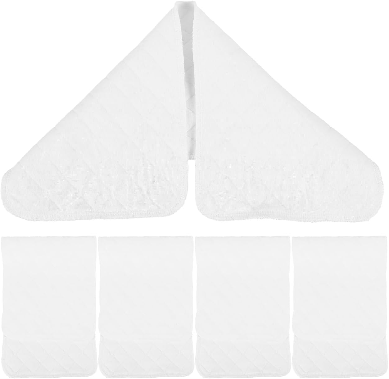 5pcs Washable Diapers Cotton Reusable Nappies for Newborns Soft Breathable Diaper Burp Cloths