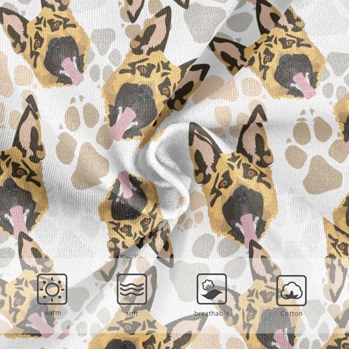 Girls' Underwear German Shepherd Dog Cotton Stretch Comfort Toddler Panties3