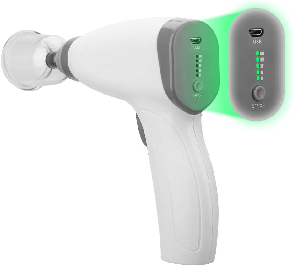 Scienlodic Cupping Set,Electric Cupping Therapy Set with Pump,Rechargeable Vacuum Cupping Adjustable Suction Kit Gua Sha, Body Beauty Massage Pain Relif for Back,Body Use (1 Cup)