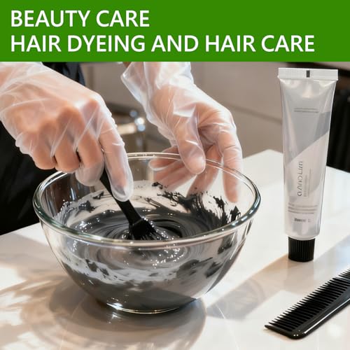 100 Pcs Disposable Gloves, PE Wax Therapy Liners & Covers for Paraffin Bath Mitts, Food Safe Textured Grip for Cooking, Cleaning & Crafts — view 5