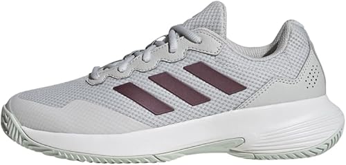 Miniatura 12 de adidas Gamecourt 2 - Zapatillas para mujer Blanco/Rosa Lucido/Negro,Blanco/Rosa rubor/Blanco,blanco, blanco, plateado, (White/Silver Metallic/Silver