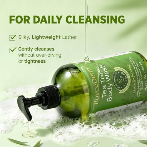 Image of Roycederm Tea Tree Body Wash 3 Pack