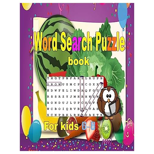 word search puzzle book for kids 6-8: 8,5*11 inch 115 word in 26 pages 21,59*27,94 cm