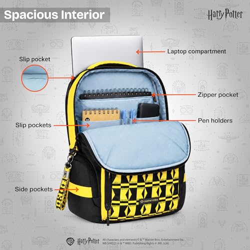 Image of Nasher Miles Harry Potter Backpack | Laptop Backpack | Ideal for Office, College, School & Travel | Men, Women, Boys, Girls