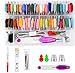Produktbild peinat Stickgarn Embroidery Floss, Stickerei Starter Kit Rainbow Floss Bobbins und Cross Stitch Kit mit Organizer Aufbewahrungsbox für Freundschaftsbänder, Stickerei, Kreuzstich