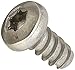 18-8 Stainless Steel Thread Rolling Screw for Plastic, Passivated Finish, Pan Head, Star Drive, #10-14 Thread Size, 3/4" Length (Pack of 25)