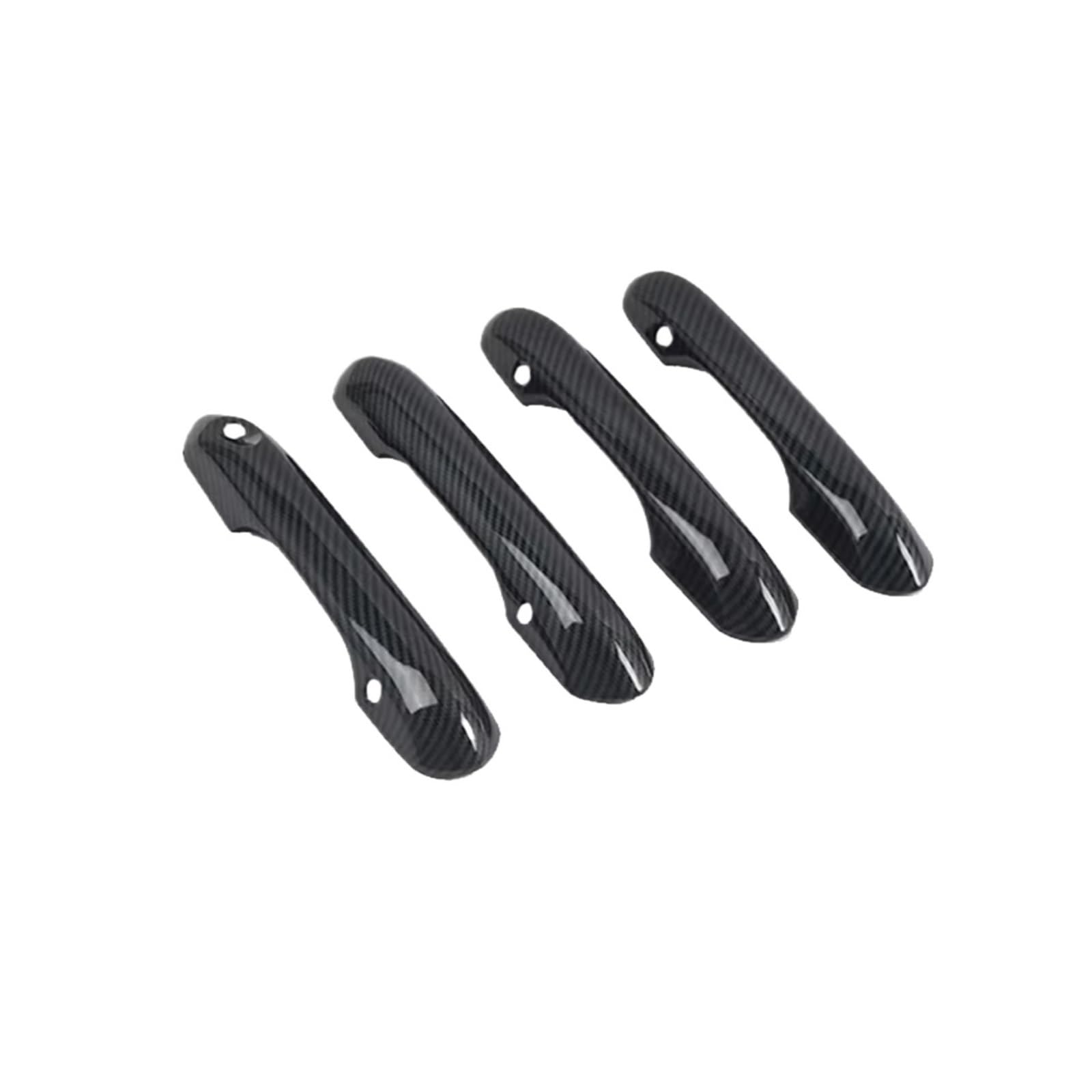 Iukmr Carbon Fiber Set For Explorer U625 Mk6 2020 2021 2022 2023 2024 Auto Anti-Dirty Door Handle Cover Abs 4Pcs Car Outer Door Handle(Carbon Fiber Set)