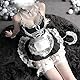 Zyimsva Maid Dress Halloween KostüM Maid Outfit Cospaly Dienstmädchen Kostüm Strümpfe Faschingskostüme Damen（L-XL