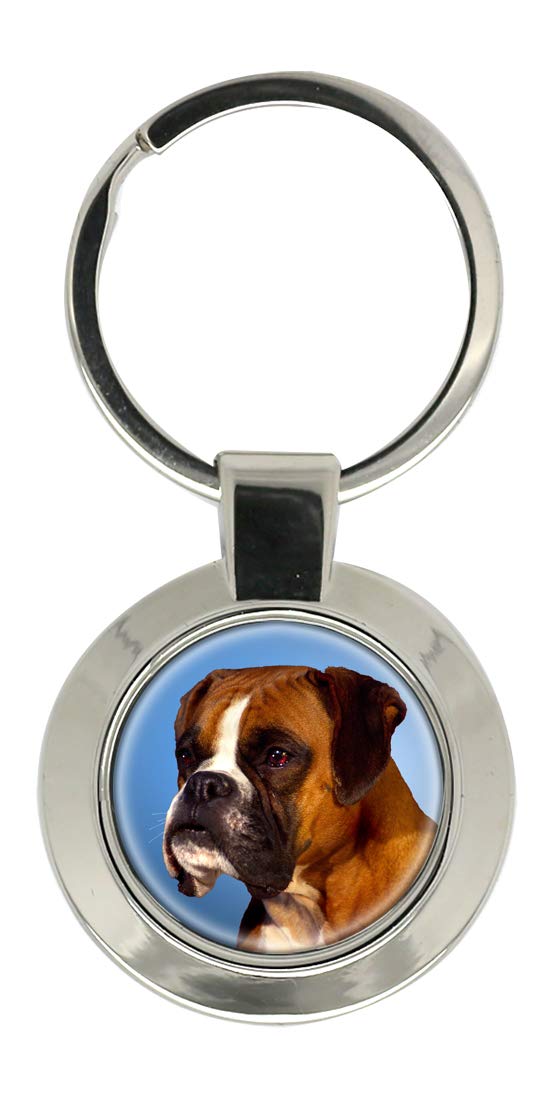 Giftshop UK Boxer Dog Key Ring