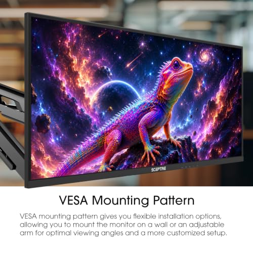 Image of Sceptre New 34-inch Prime Gaming Monitor 3440 x 1440 up to 240Hz 1ms 100% sRGB DisplayPort x2 HDMI x2 Build-in Speakers, Machine Black 2027 (E345B-QU240T Series)