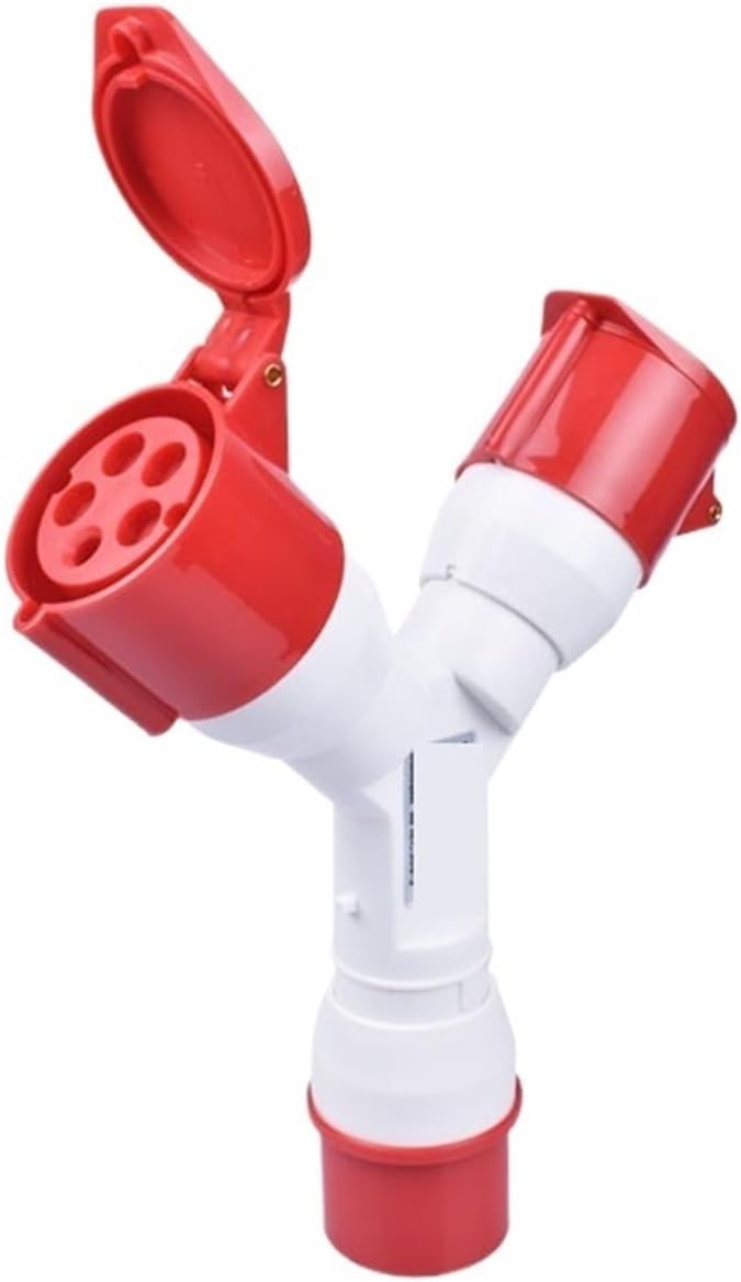 1pc Multi-Functional Waterproof Dustproof Industrial 1 Input to 2 IP44 3P/4P/ 5P Three-Way Plug and Socket 220V 380V