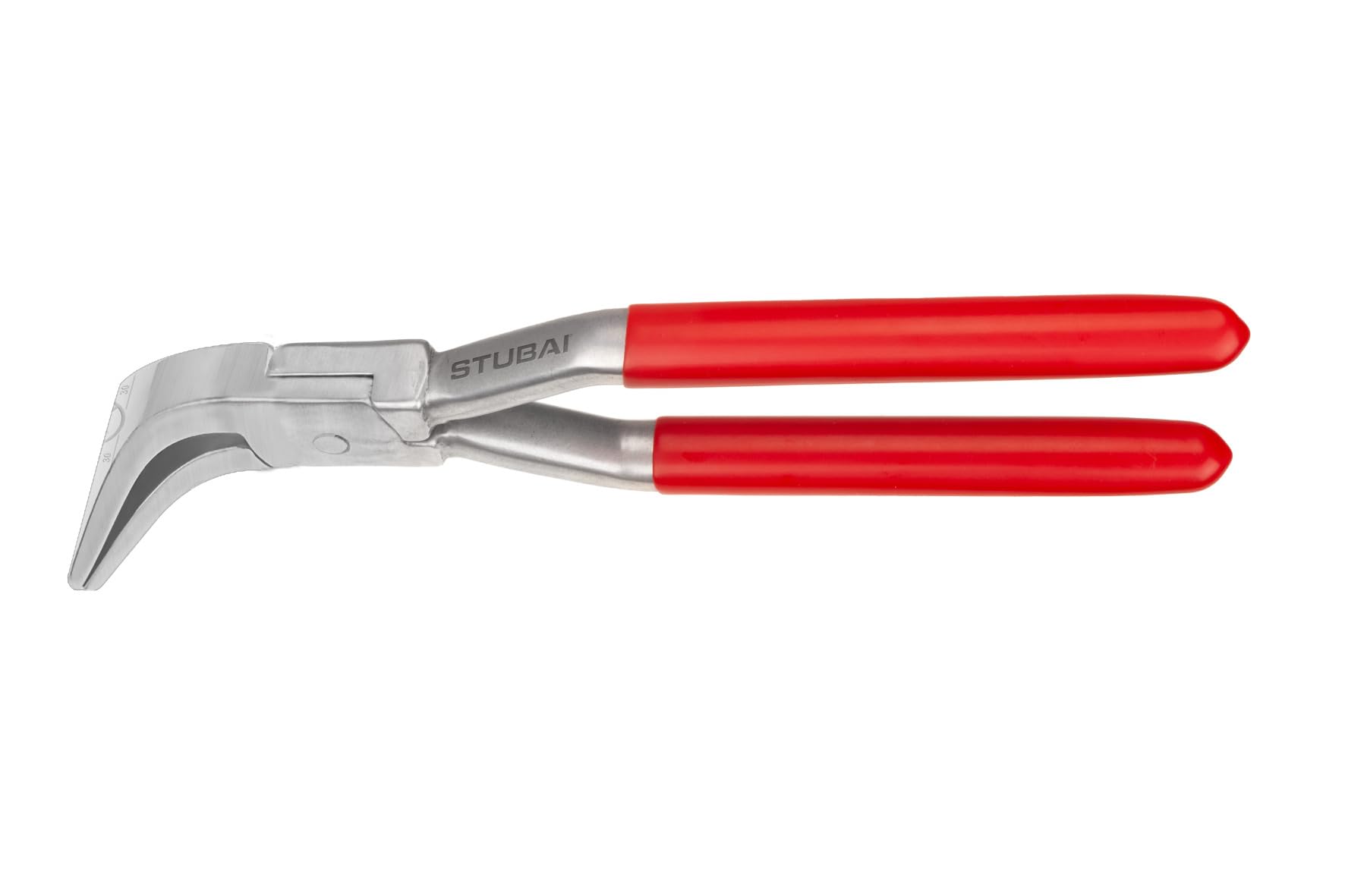 STUBAI szczypce składane do spenglera, lekko wygięte aluminium, szerokość szczęk 60 mm, długość 260 mm